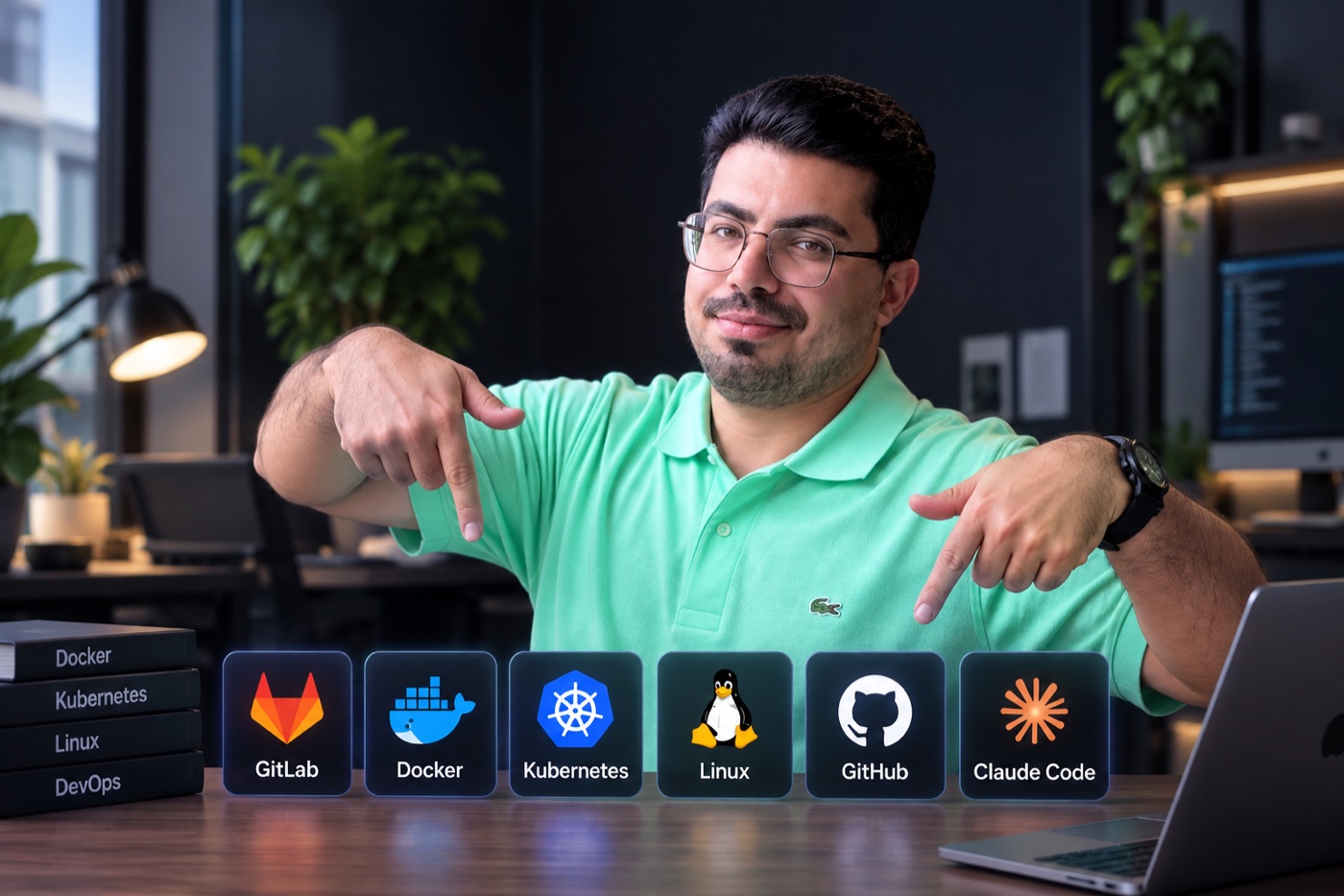 سپهر در کنار ابزارهای GitLab، Docker، Kubernetes، Linux، GitHub و Claude Code